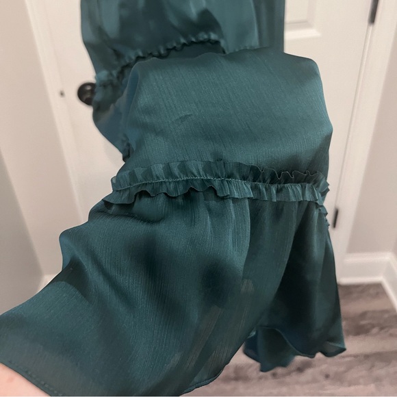 NWT Holiday Party Emerald Green Chelsea and Violet size extra large maxi dress - Picture 4 of 8